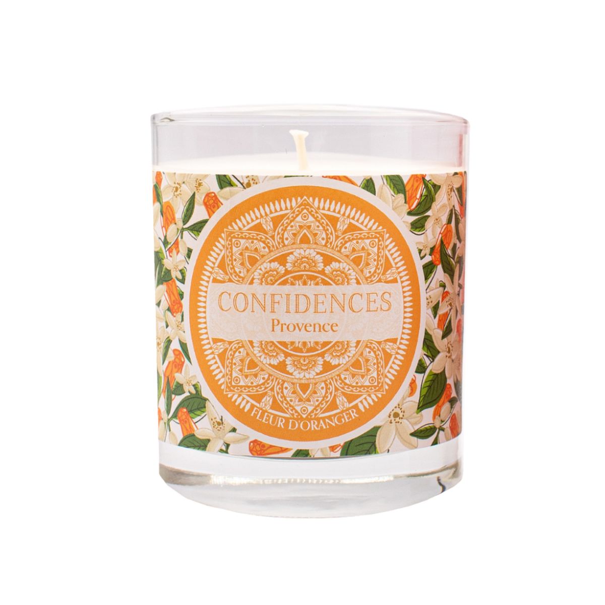 Bougie Confidences Provence  Fleur d'Oranger 180 gr