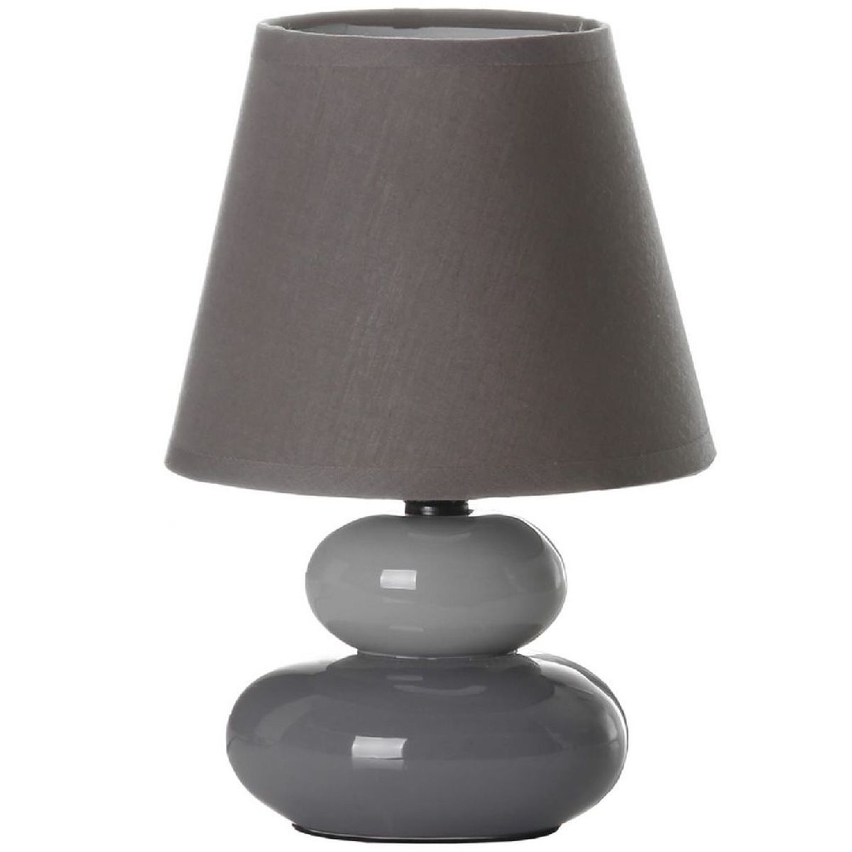 Lampe galets - Tons de Gris - 22 cm