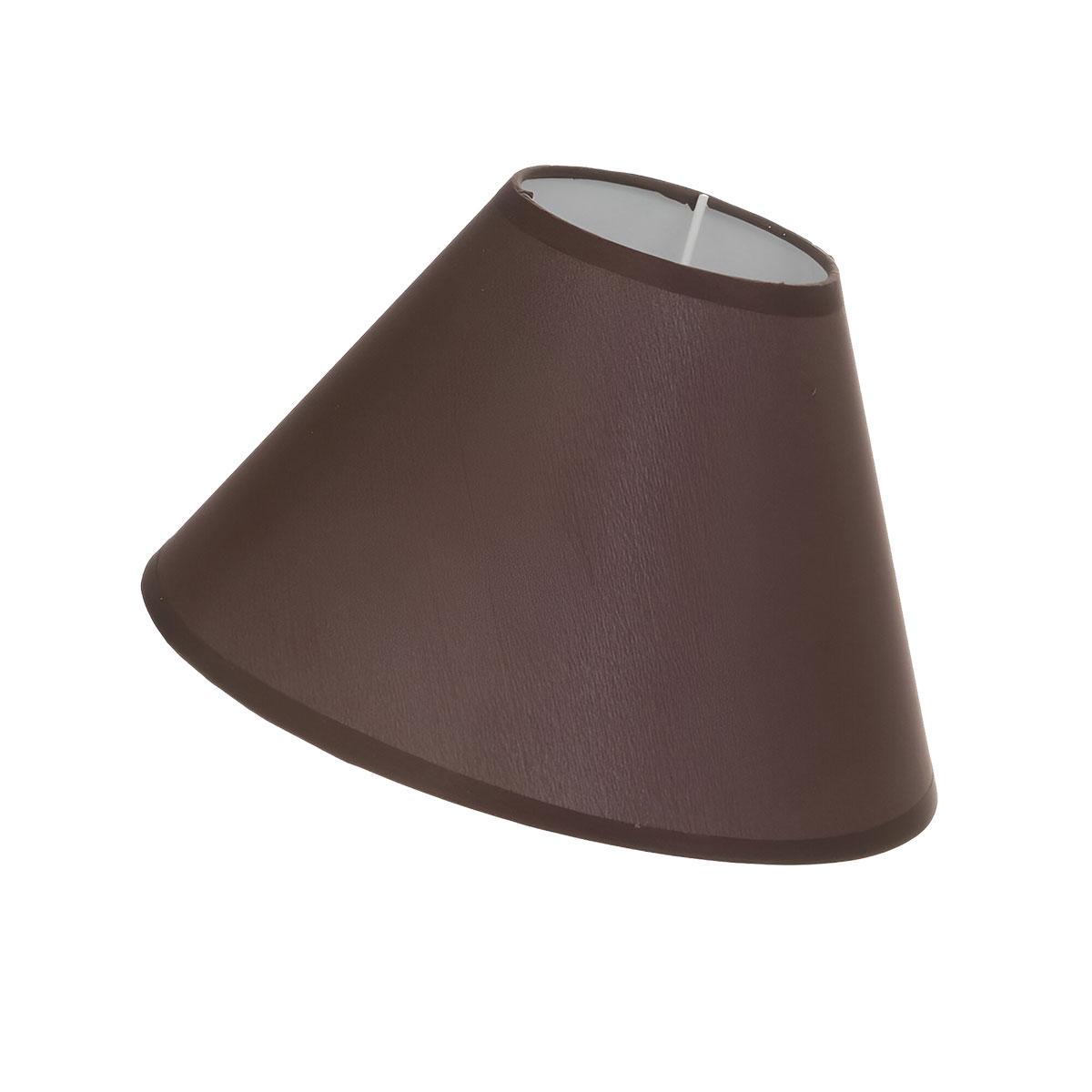 Abat-jour conique couleur Marron - 25 cm