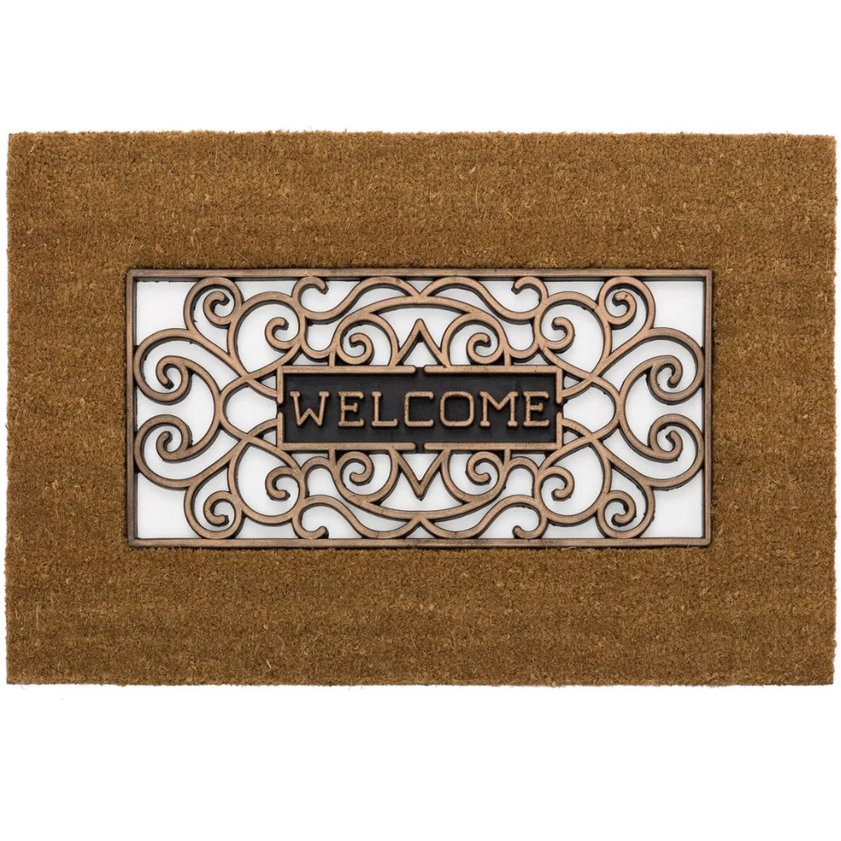 Paillasson en Gomme et Fibres de coco Welcome - 45 x 75 cm