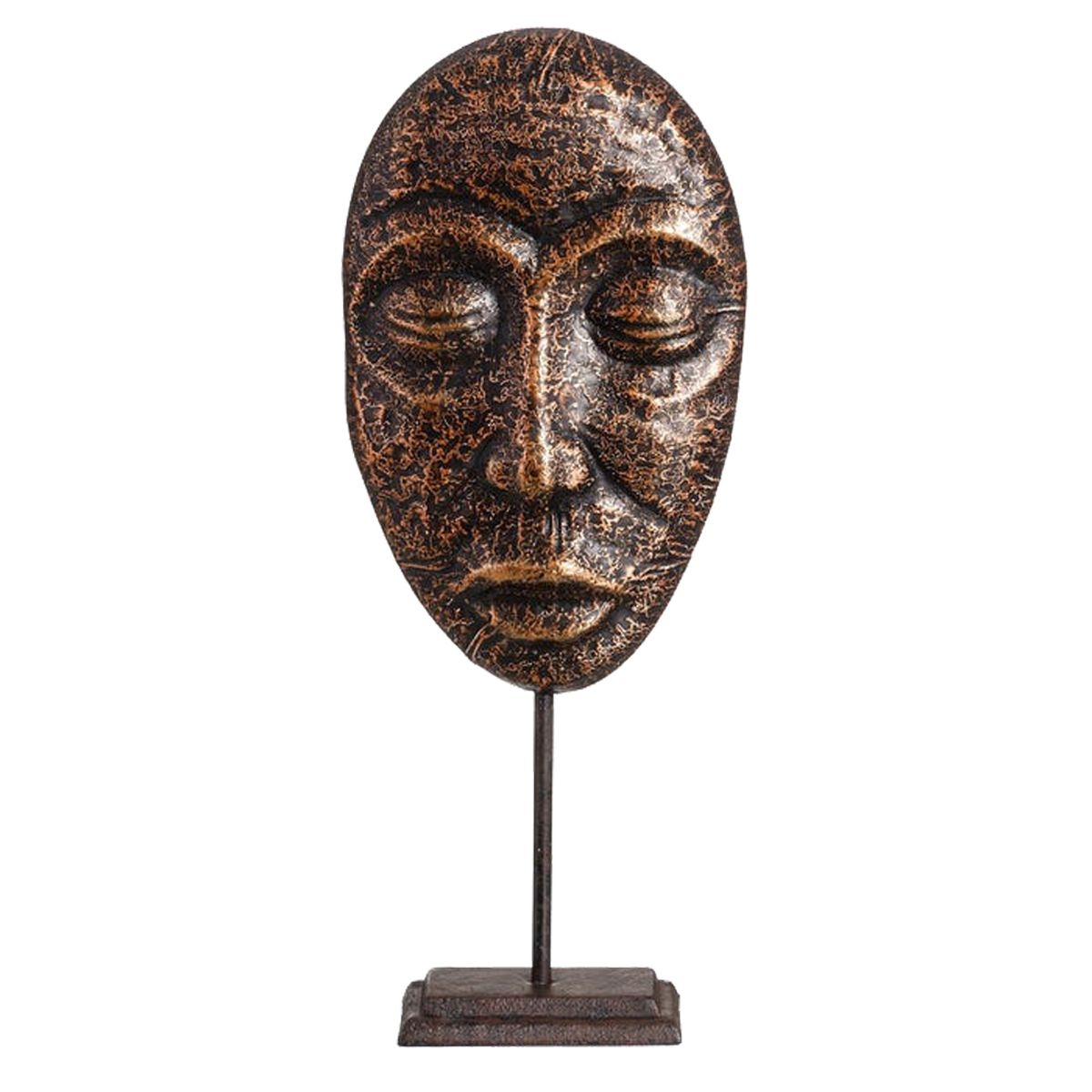 Masque Africain sur pied Visage 51 cm