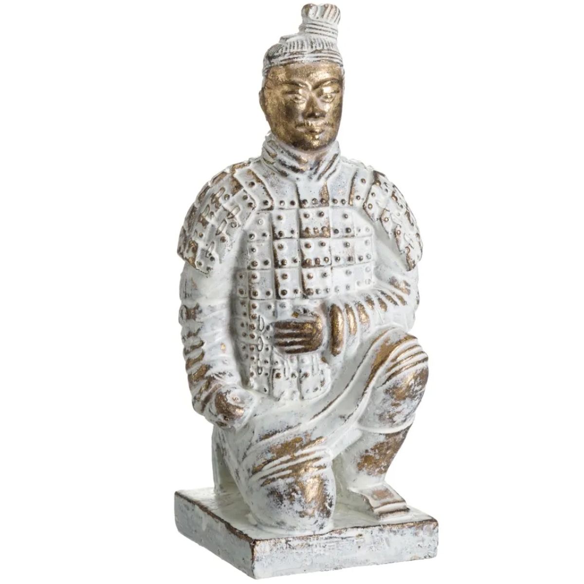 Figurine Guerrier de l'Arme de Terre Cuite - 17 cm