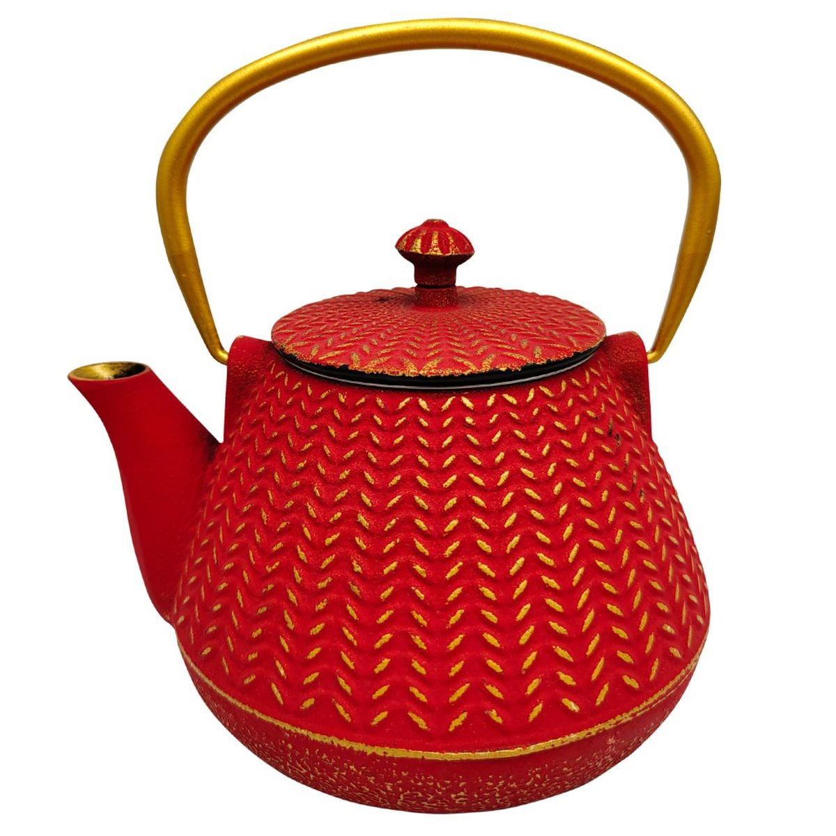 Thire Tetsubin en fonte Japonaise Rouge 1 litre