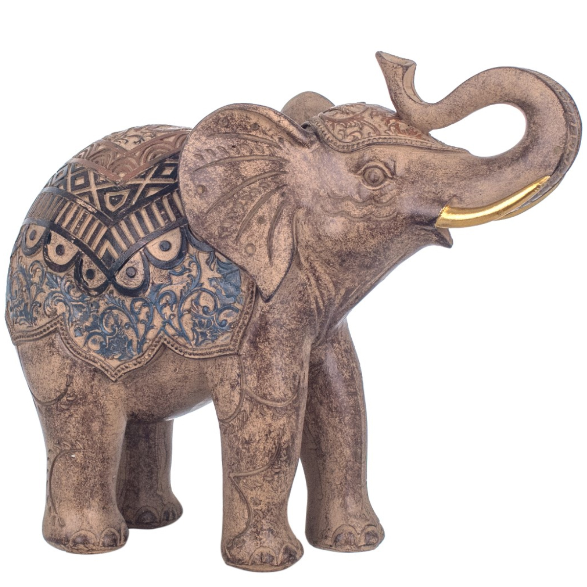 Statue lphant Indien en rsine 20 cm