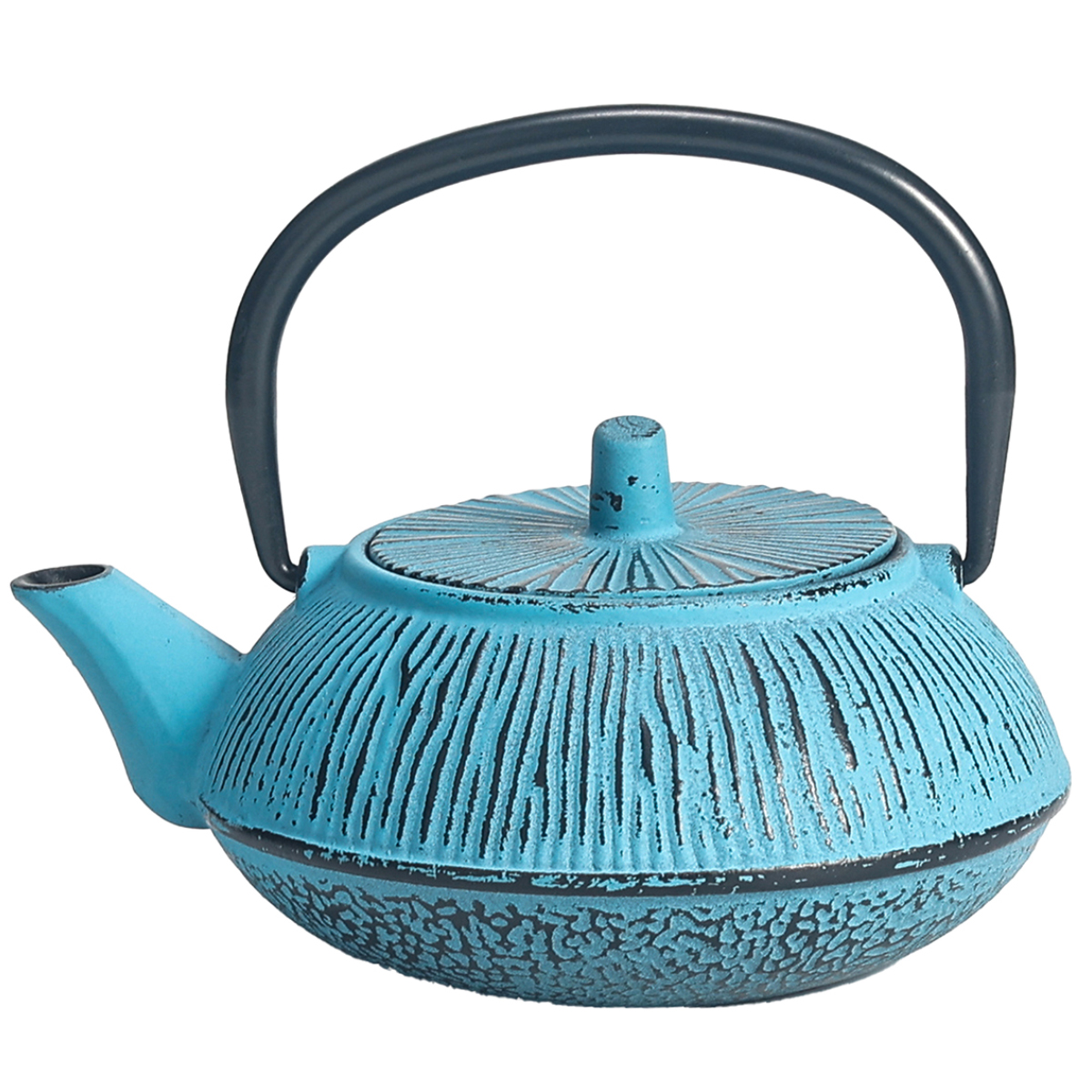 Petite Thire Japonaise en fonte maille bleue 0.35 litre