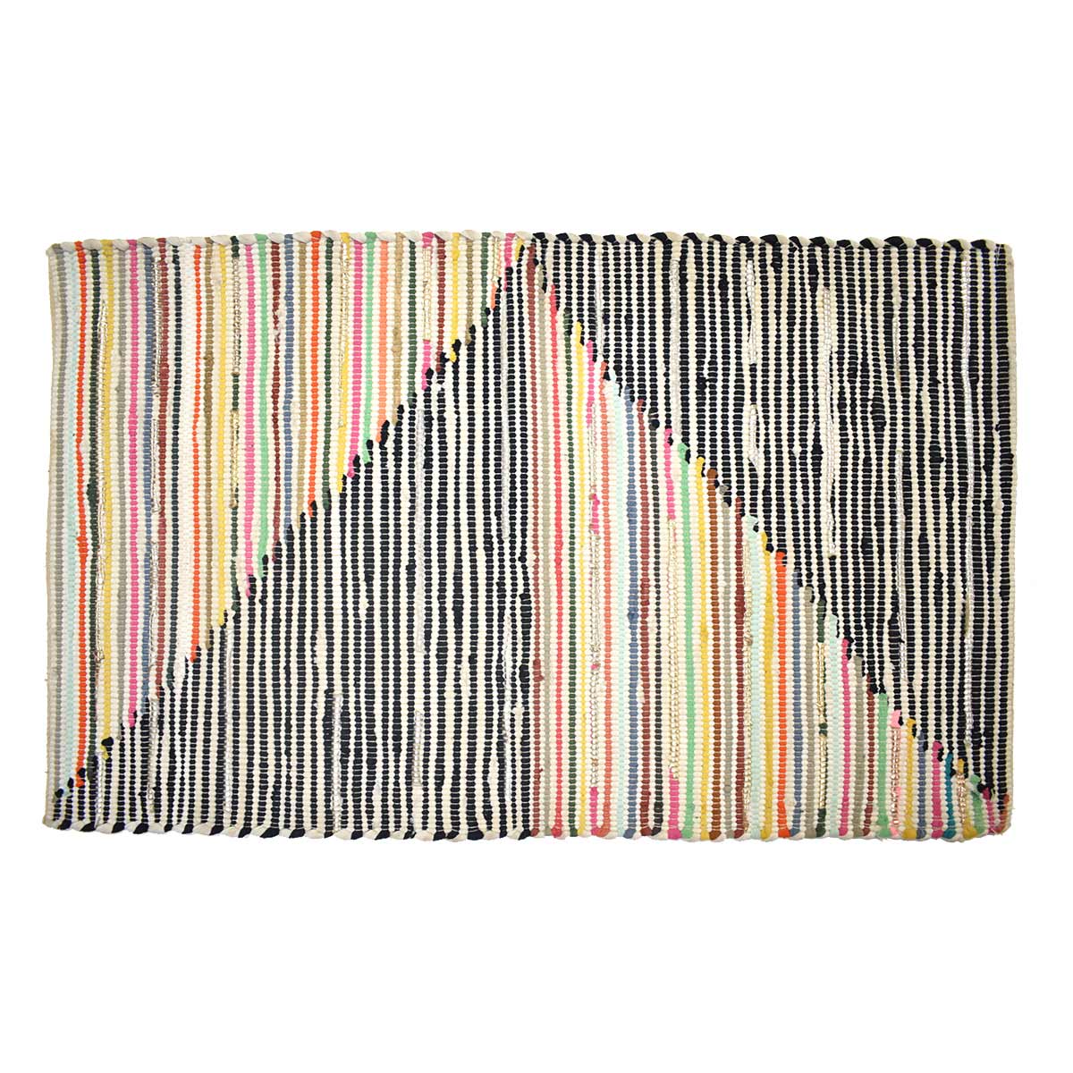 Tapis Ethnique Bohme en coton 80 x 50 cm