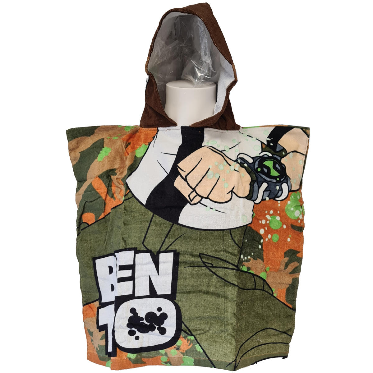 Poncho Ben 10 sortie de bain