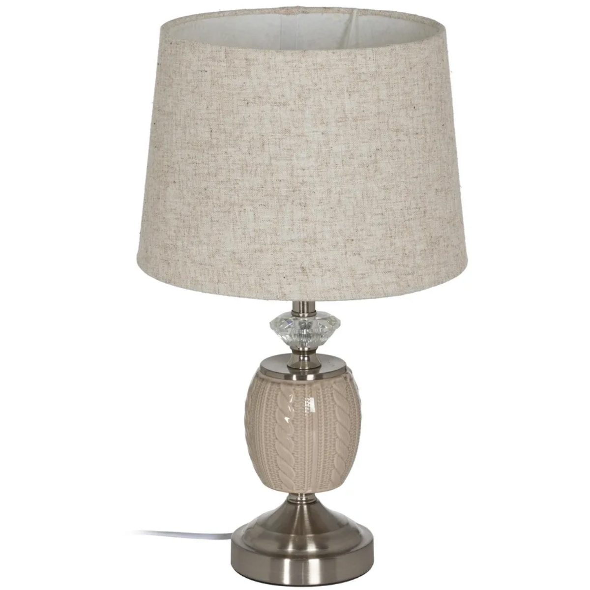 Lampe  poser en cramique et mtal 45 cm