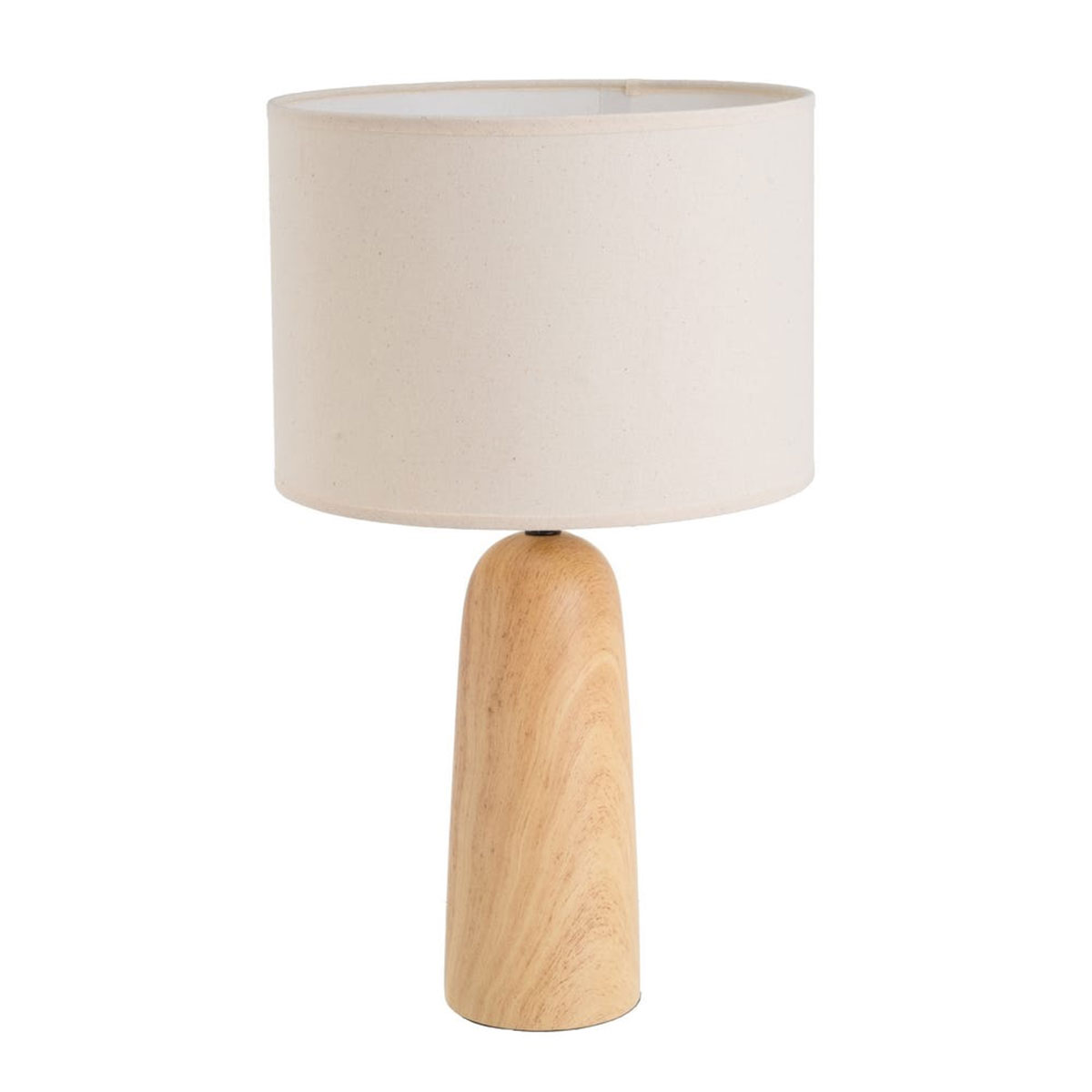 Grande lampe en cramique motif bois 49 cm