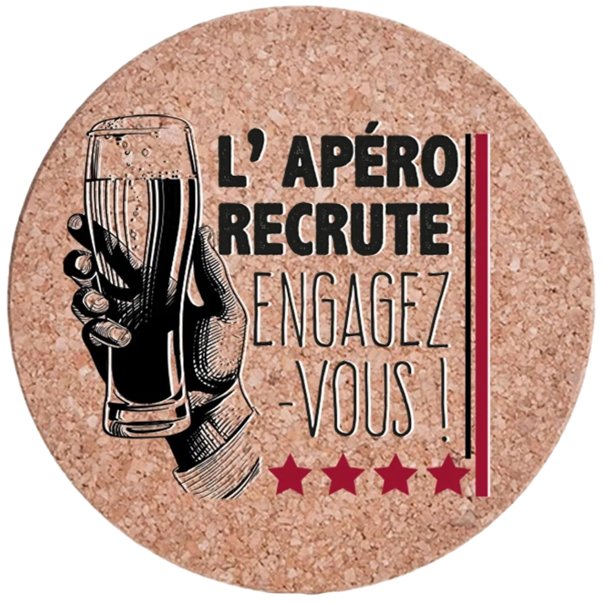 Dessous de plat en lige aimant - L'apro recrute