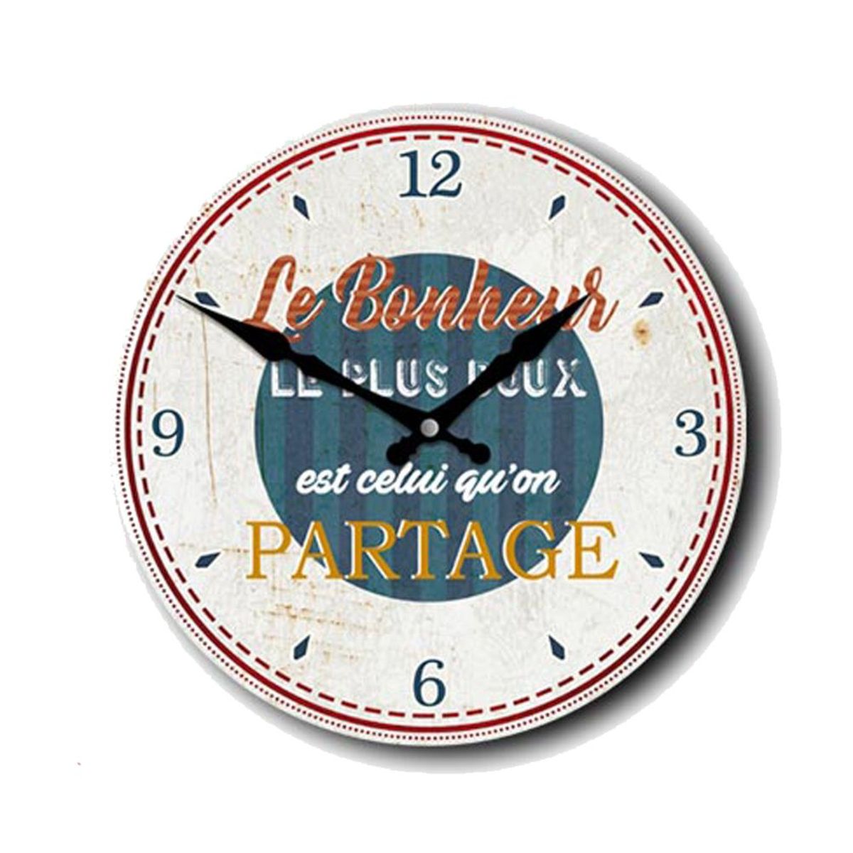 Horloge Le Bonheur le plus doux 28 cm