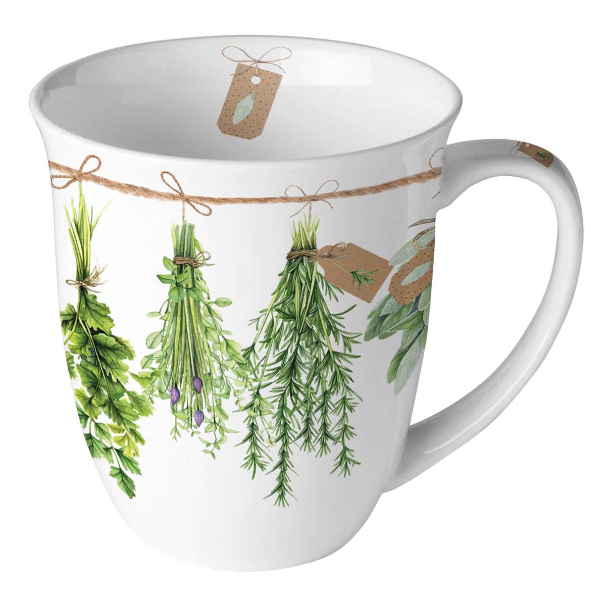 Mug en Porcelaine fine - Herbes Fraiches