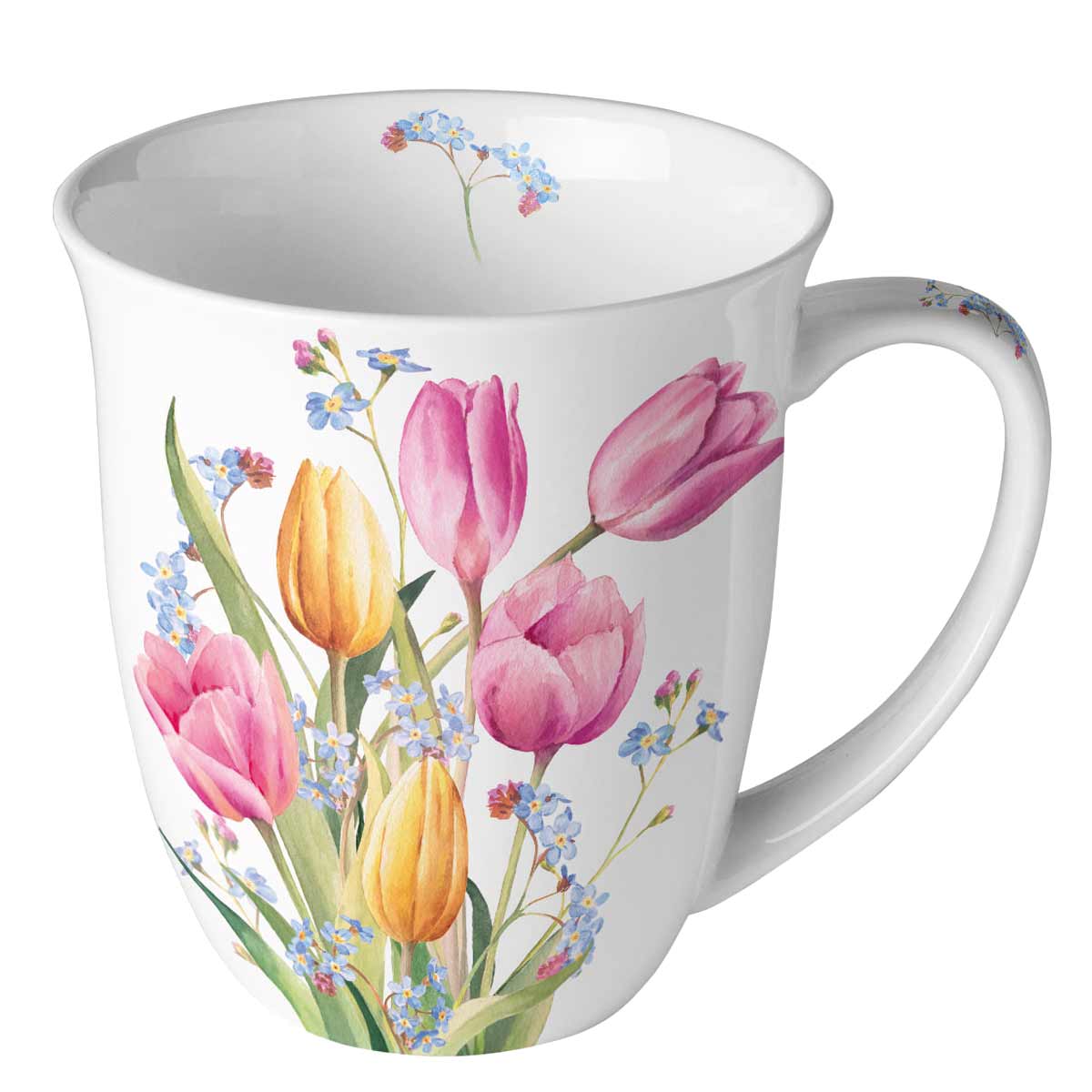 Mug en Porcelaine fine - Bouquet de tulipes