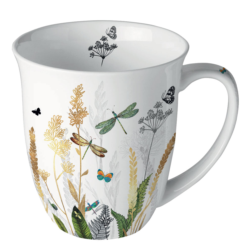 Mug en Porcelaine fine - Libellules