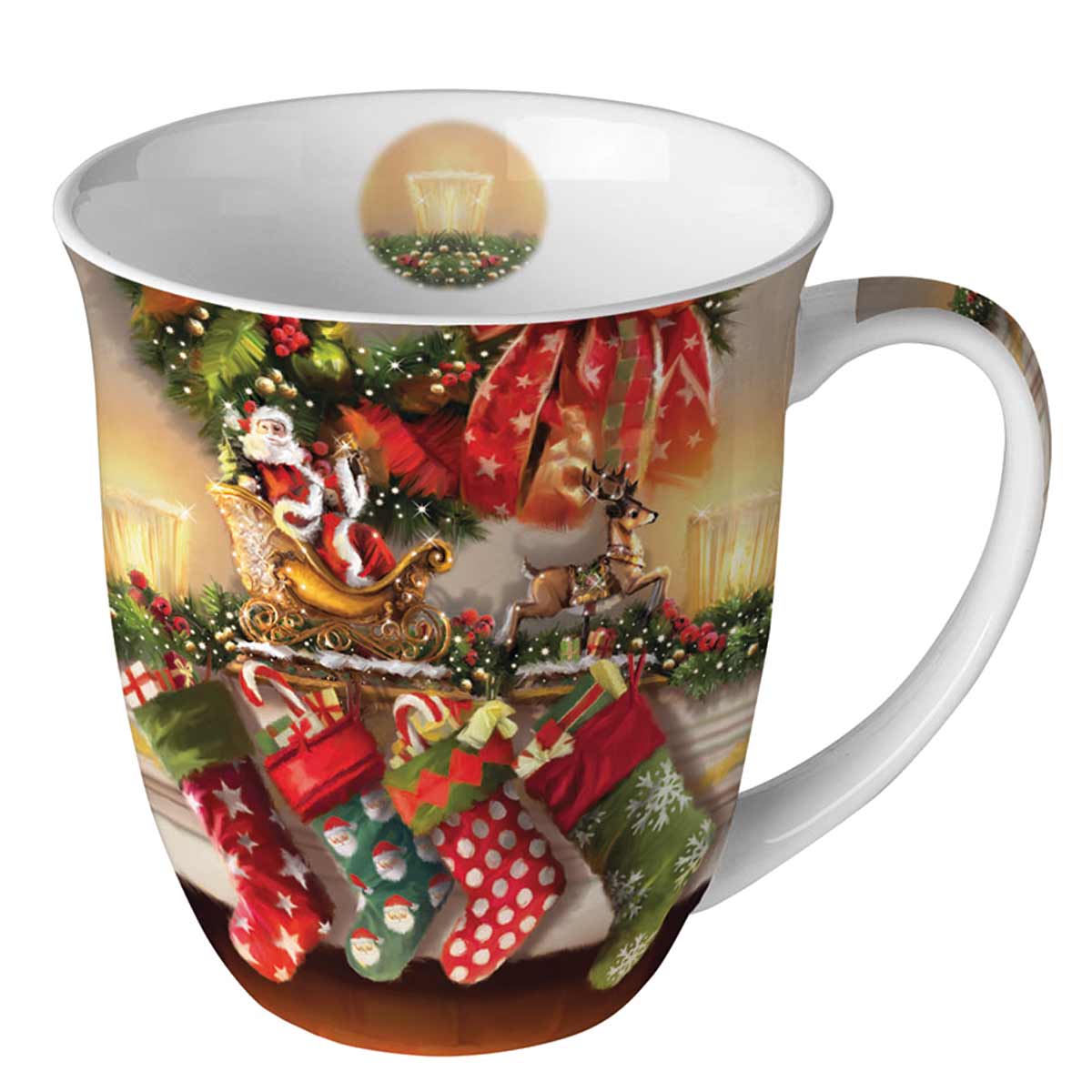 Mug en Porcelaine fine - Chaussettes de Nol