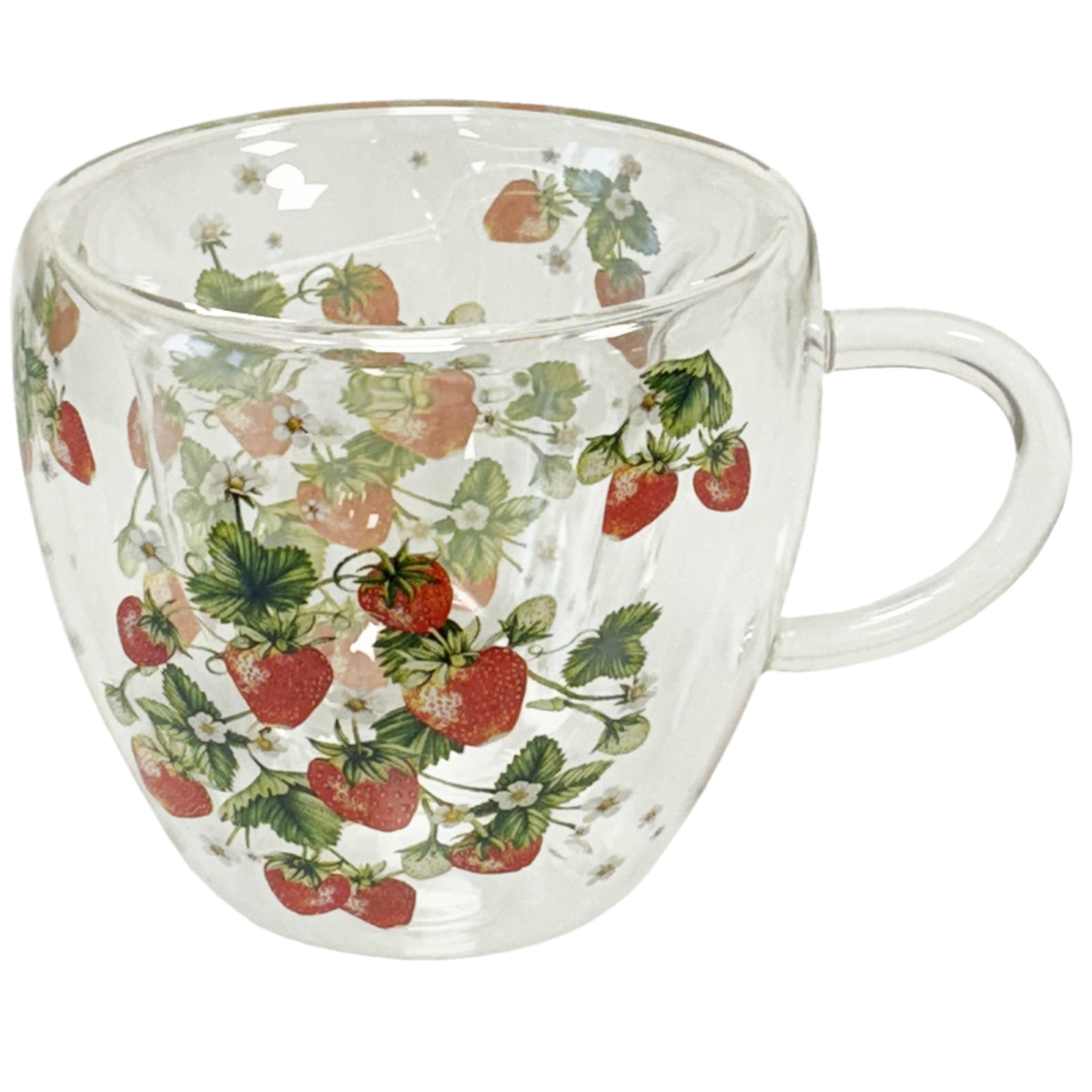 Tasse pour le th double paroi - Fraises Dlicieuses