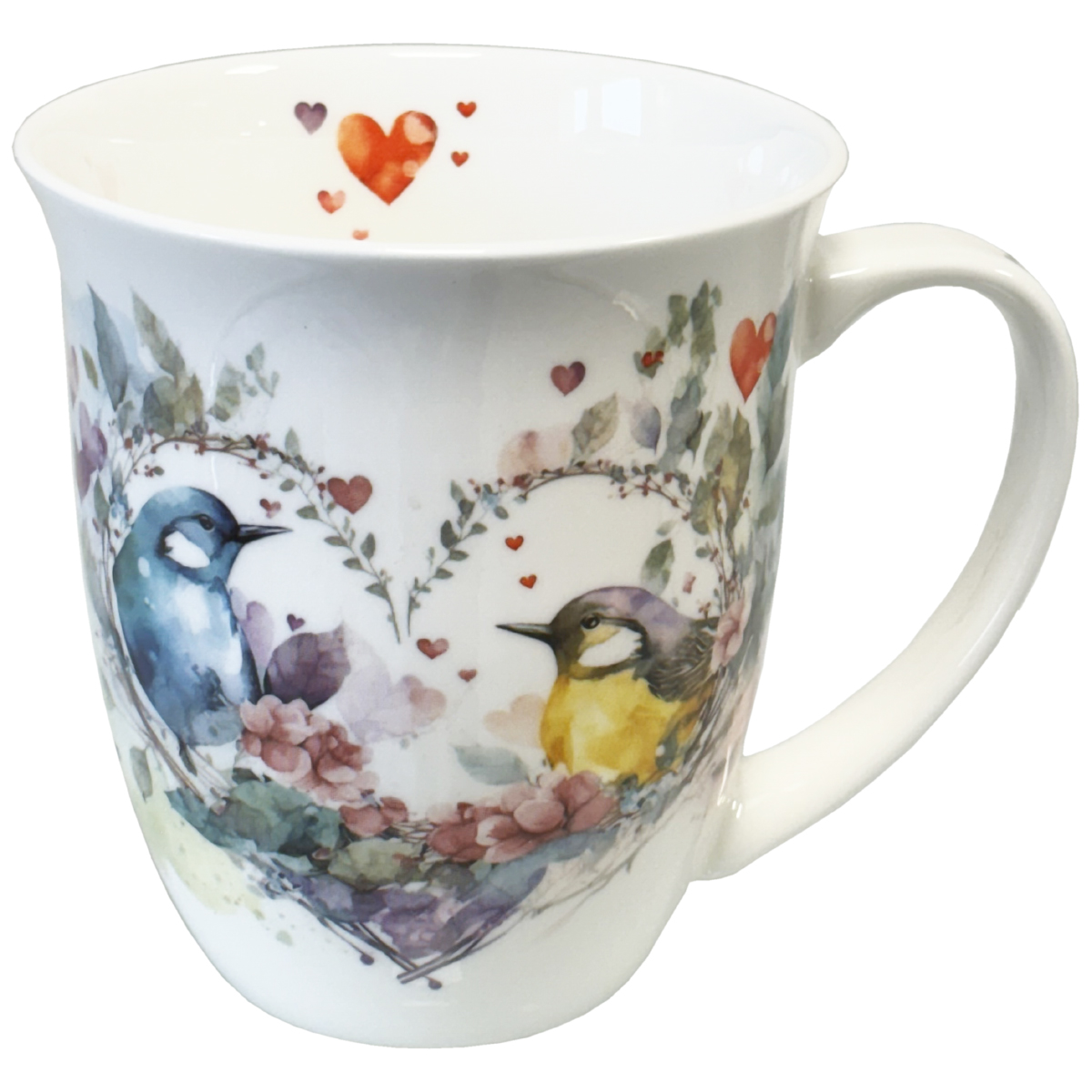 Mug en Porcelaine fine - Amoureux des oiseaux