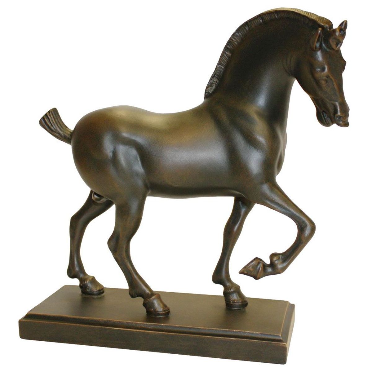 Figurine Lonard de Vinci - Le Cheval - 24 x 22 x 8 cm