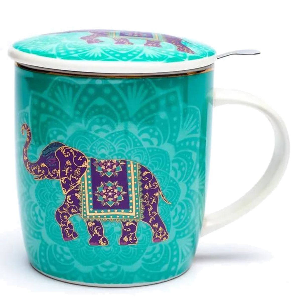 Tisanire lphant Indien avec infuseur mtal