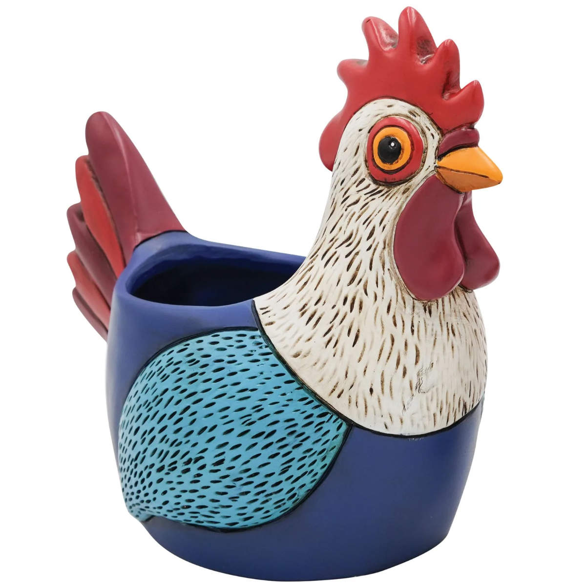 Cache pot en Rsine Par Allen Designs - Coq