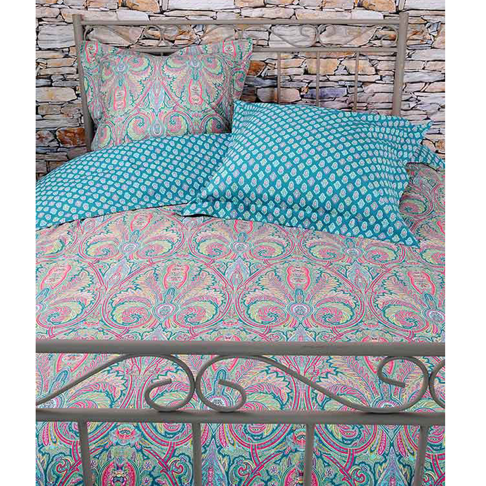 Housse de Couette Valdrome Cachemire 260 x 240 cm - meraude