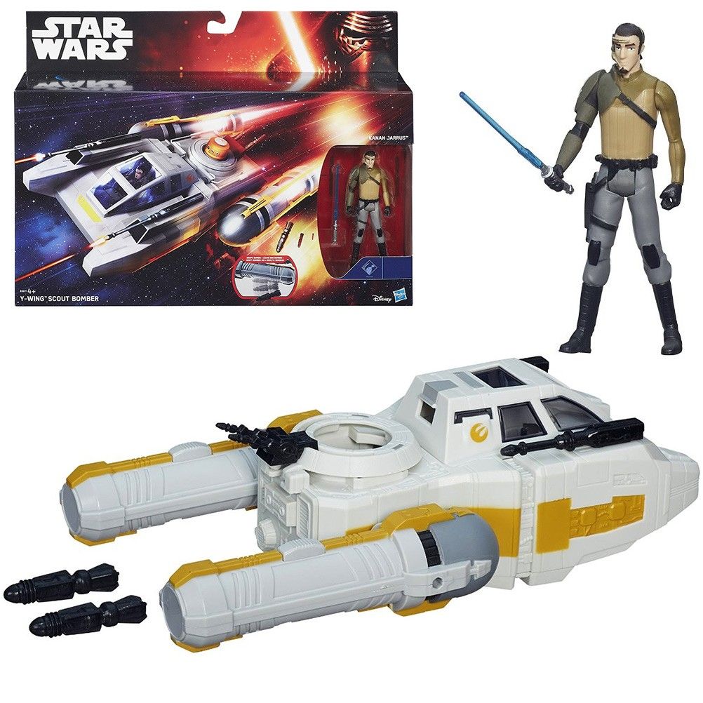 Y-wing Scout Bomber et Kanan Jarrus Star Wars Rebels