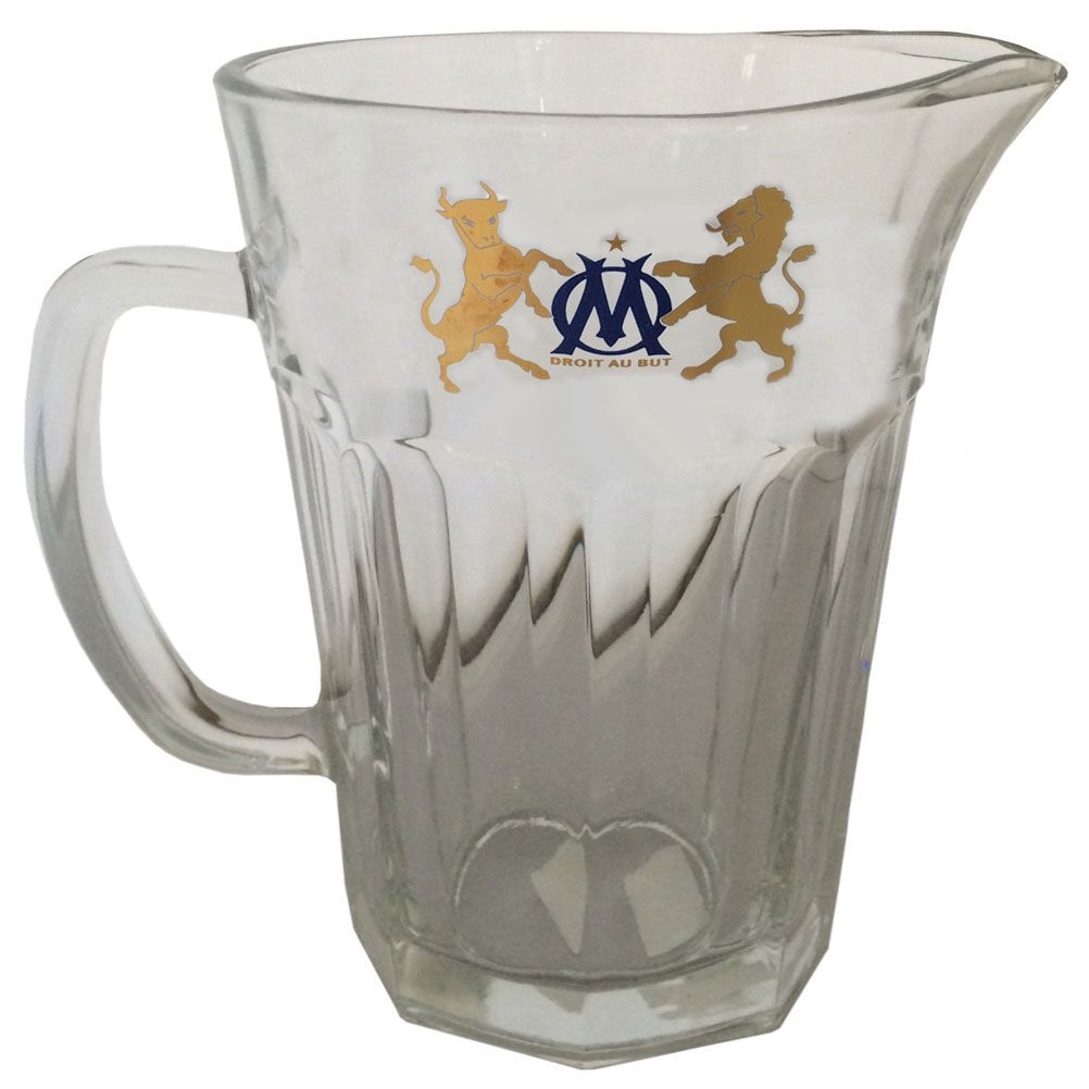 Carafe OM Olympique de Marseille en verre - 1 litre