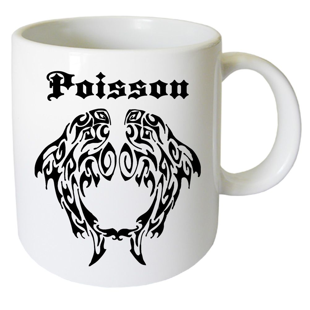 Mug Poisson les signes du zodiaque par Cbkreation