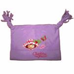 Bonnet polaire Charlotte aux fraises parme brod 3/6 ans