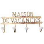 Patre Maison de Vacances 4 supports en Laiton et cramique