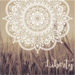 Cadre en toile Boho Indien 40 x 40 cm - Liberty