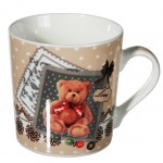 Mug Ourson Love Beige