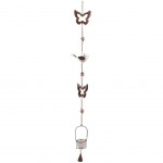 Suspension Photophore Papillon en mtal et verre 110 cm