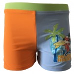 Maillot de bain Mickey bleu ciel et orange