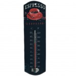 Thermomètre rétro déco Espresso Marine