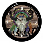 Horloge Tte de buffle by Cbkreation