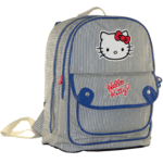 Sac  dos Hello Kitty bleu