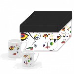 Tasses et sous-tasse Expresso Cubisme Collection Muse