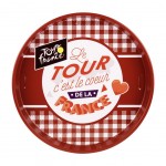 Plateau Tour De France - Coeur de France - en métal