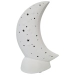 Lampe Lune en porcelaine 26 cm