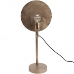 Lampe lune en mtal argent 57.5 cm