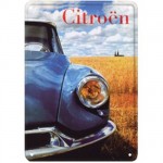 Grande plaque mtal Citroen