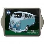 Mini plateau Volkswagen Le Combi en mtal 18 x 14 cm