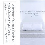 Stickers Citations planche 20 x 70 cm - Le bonheur