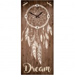 Horloge Boho en bois 70 cm - Attrape Rve Couleur bois