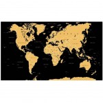 Carte Du Monde à gratter 87 cm