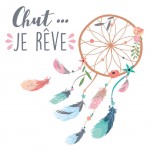 Sticker mural Chut...je rve Dcoration de chambre enfant