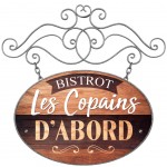 Dcoration adhsive - Bistrot Les Copains d'Abord