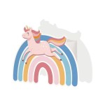 Tirelire pour enfant licorne et arc-en-ciel