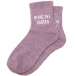 Paire de chaussettes  paillettes Reine de Garces